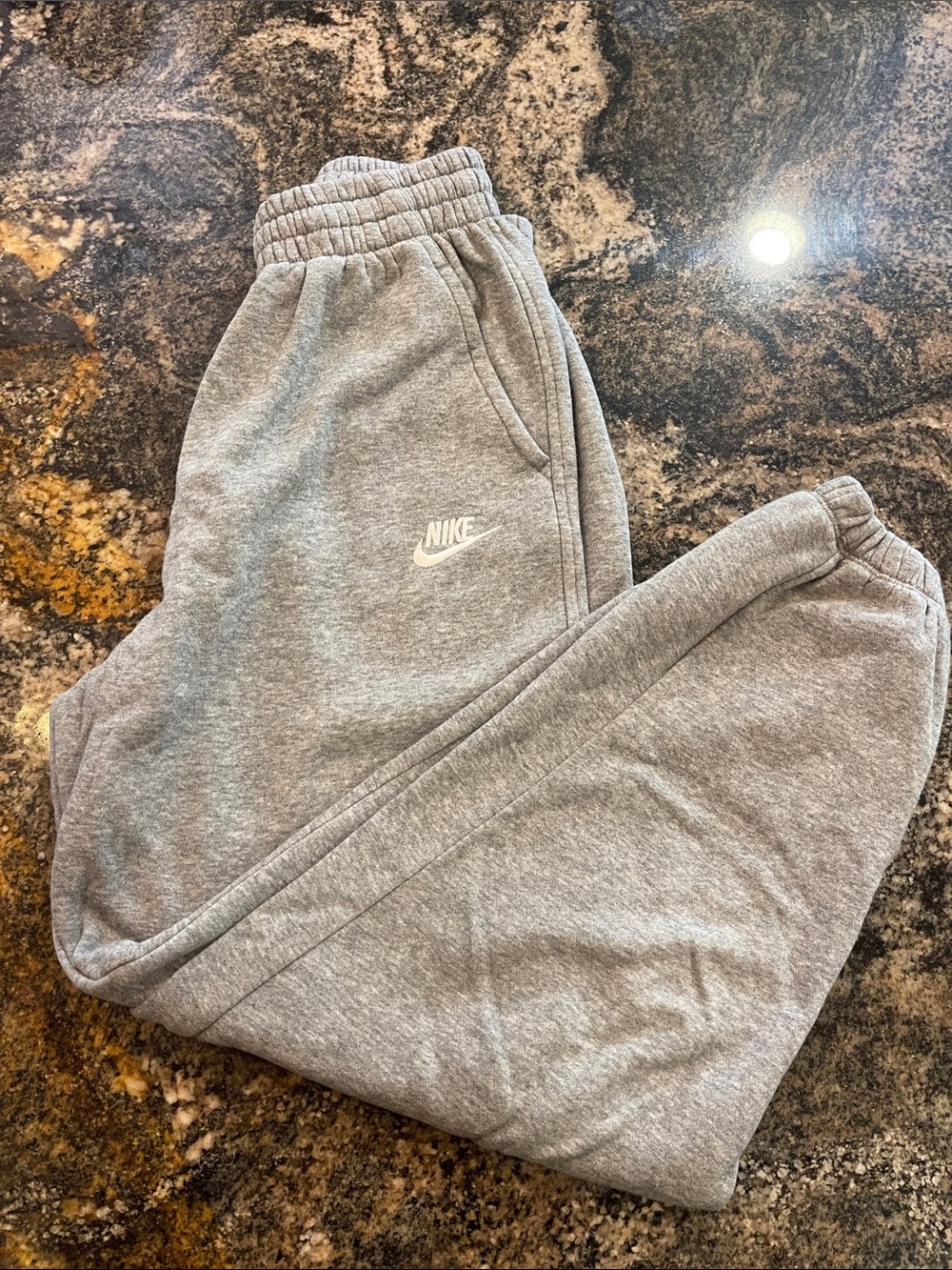 Nike Kids Light Gray Jogger Sweatpants